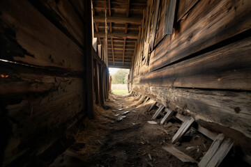 Fototapeta na wymiar Old Barn from the Country Side