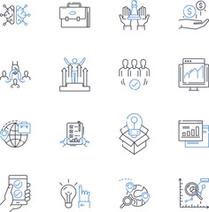 Progression milest line icons collection. Accomplishment, Breakthrough, Development, Growth, Milest, Advancement, Improvement vector and linear illustration. Advancement,Progression,Evolution outline