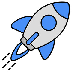 Modern design icon of startup 