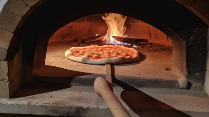 Wood-Fired Heaven: Delicious Pizza Ready to Enter the Oven