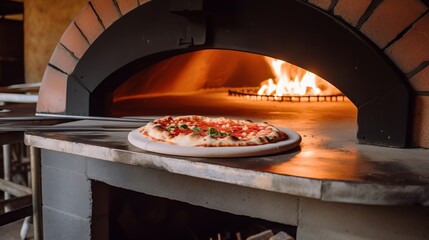 Wood-Fired Heaven: Delicious Pizza Ready to Enter the Oven