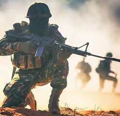 Fototapeta premium Soldiers