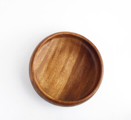 Wooden Plate Dishes Empty Fruit Bowl Vegetable Salad Dish Plate Bowl Snack Tray