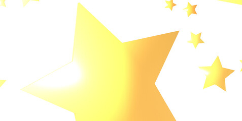 XMAS Stars - A gray whirlwind of golden snowflakes and stars. New