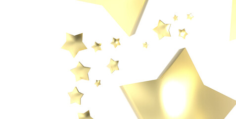 gold stars png transparent 3d