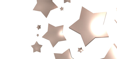 XMAS Stars - stars. Confetti celebration, Falling golden abstract decoration for party, birthday celebrate,