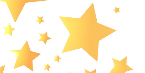 Obraz premium XMAS Stars - Festive christmas card. Isolated illustration white background. -