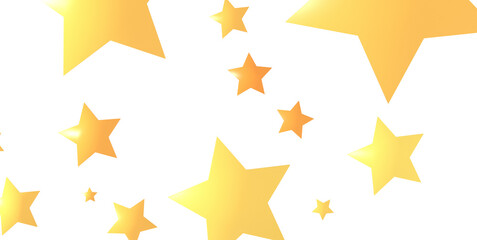 XMAS Stars - Festive christmas card. Isolated illustration white background. -