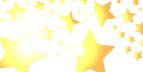 XMAS stars. Confetti celebration, Falling golden abstract decoration for party, birthday celebrate,
