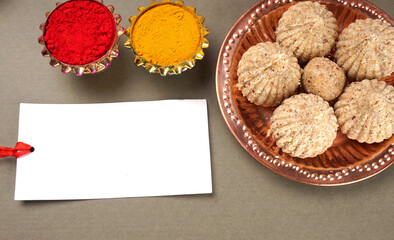 Homemade healthy and sweet groundnut or peanut and Jaggery Laddoo, delicious indian sweet served on a wooden background.Roasted peanut isolated.