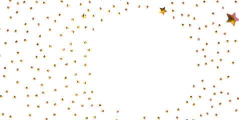 Stars - stars. Confetti celebration, Falling golden abstract decoration for party, birthday celebrate,