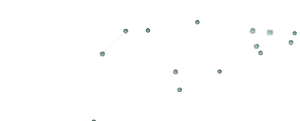 Abstract polygonal space with connecting dots and lines. Dark background. Connection structure. 3d Widescreen