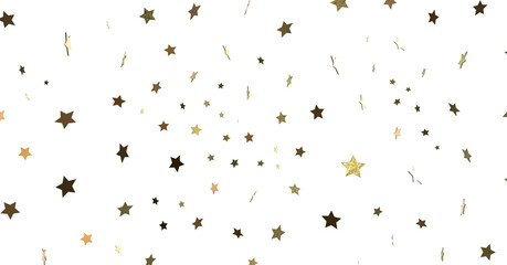 XMAS stars background, sparkle lights confetti falling. magic shining Flying christmas stars on night
