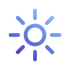 brightness gradient icon