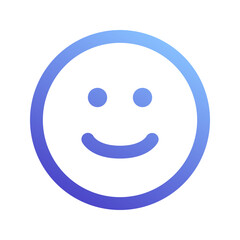 smile gradient icon