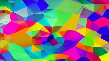 Abstract colorful background or wallpaper. Generative AI.