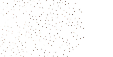 Stars - Holiday golden decoration, glitter frame isolated - PNG