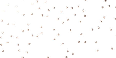 XMAS golden stars - PNG