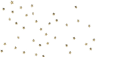 XMAS Stars - stars. Confetti celebration, Falling golden abstract decoration for party, birthday celebrate,