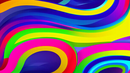 Abstract colorful background or wallpaper. Generative AI.