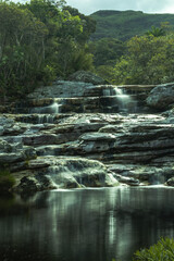 waterfall in the city of Santo Antonio do Itambé, State of Minas Gerais, Brazil