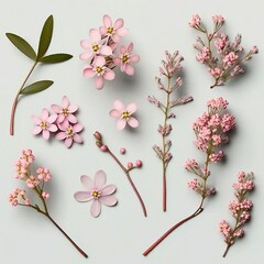 pink flowers, floral design 