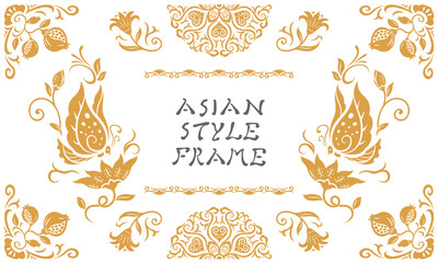 アジア調フレーム19（金） © S.drawing