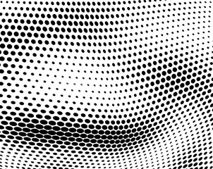 The halftone texture is black and white. A chaotic pattern of dots. Background for business cards, websites, catalogs