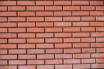 brick stone wall of the house, territory fencing, shot close-up