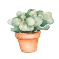 Watercolor Indoor Plants - Elements