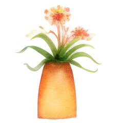 Watercolor Indoor Plants - Elements