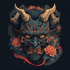 chinese dragon statue. Generative ai 