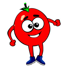 tomato cartoon character
