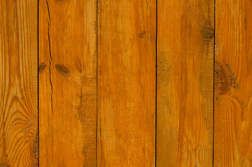 Fototapeta premium brown wooden fence, shot close-up