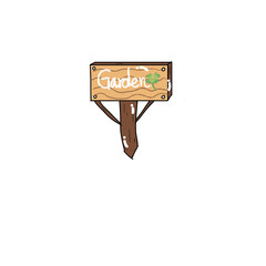 Garden sign