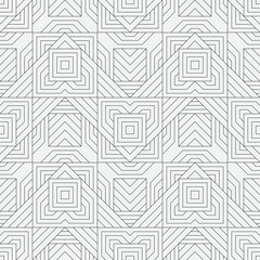 Vector seamless pattern. Modern stylish texture. Monochrome, linear abstract background.