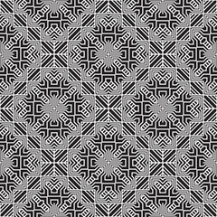 Vector seamless models. Modern stylish texture. Composition from regularly repeating geometrical element. Monochrome, simple. Vector illustrations.