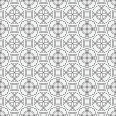 Vector seamless pattern. Modern stylish texture. Monochrome, linear abstract background.