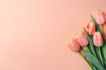 Pastel Blooms - A soft and dreamy floral background in pastel hues, perfect as a wallpaper, banner, or copy space - Generative AI technology