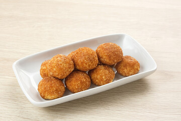 Palm Sugar Cheese Cookies, made from flour, butter, egg, cheese and palm sugar. Popular during Idul Fitri in Indonesia
