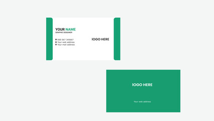 Business card design template, Clean professional business card template, visiting card, business card template.