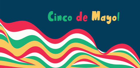 Cinco de Mayo background, vector illustration