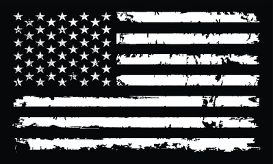 USA Distressed Flag Design