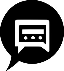 chat icon vector symbol design illustration