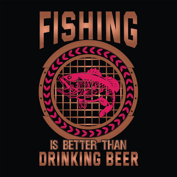 Fishign t shirt design