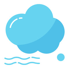 Clean Air Flat Icon