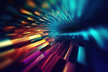 Ultra futurist tech abstract background. Generative AI