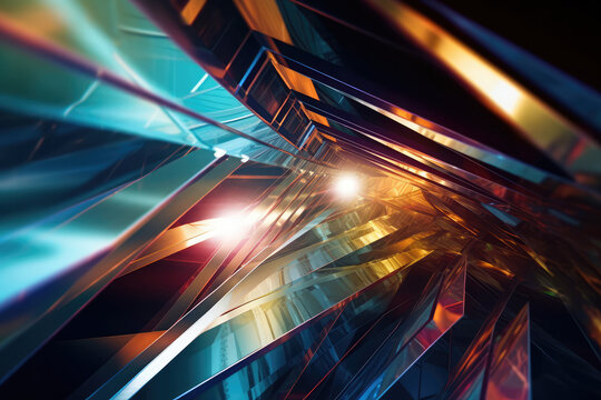 Ultra futurist tech abstract background. Generative AI