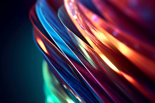 Ultra futurist tech abstract background. Generative AI