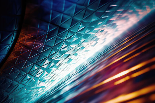 Ultra futurist tech abstract background. Generative AI